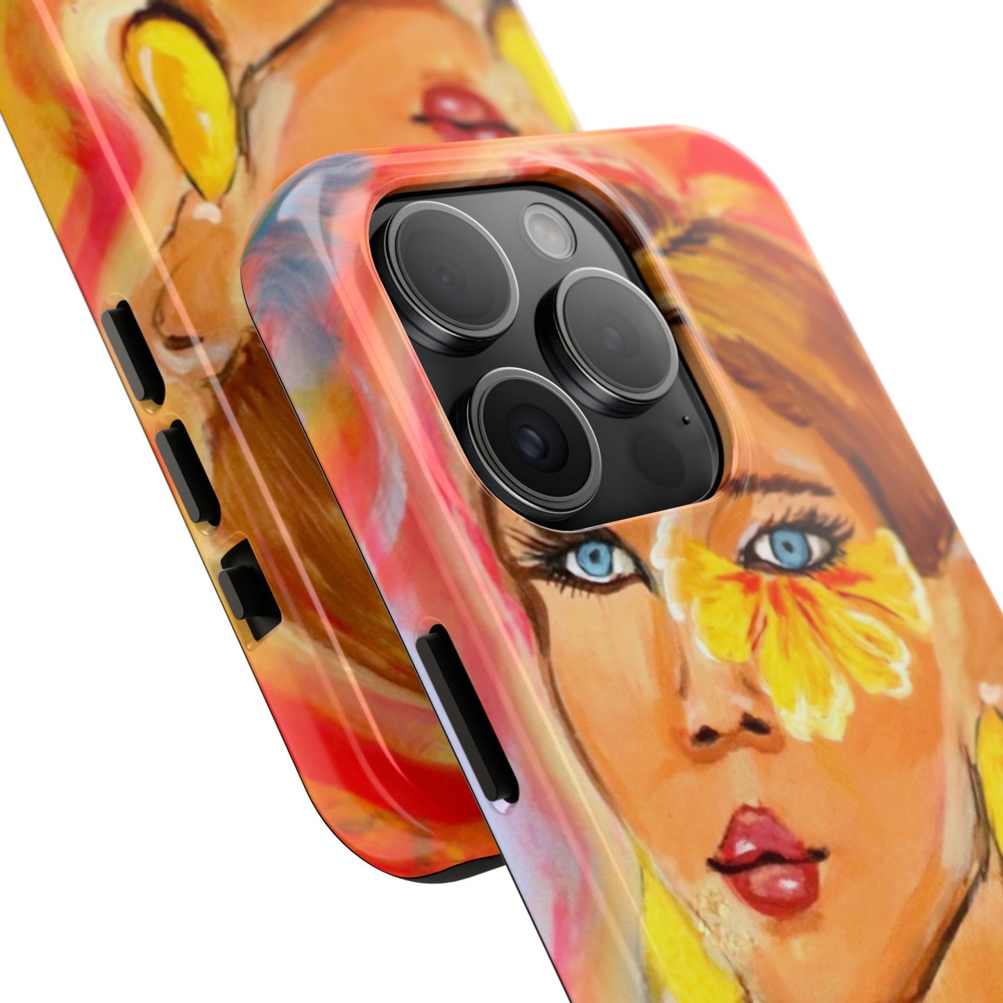 Tough Phone Case — Sunlit Portrait Art Design
