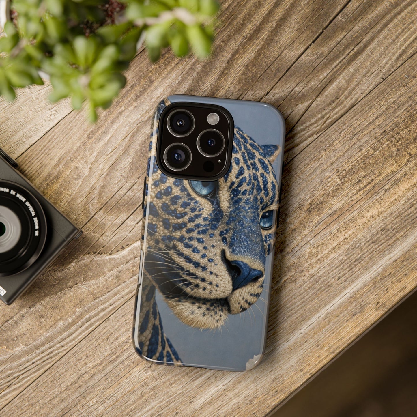Blue Jaguar Art Protective Cover