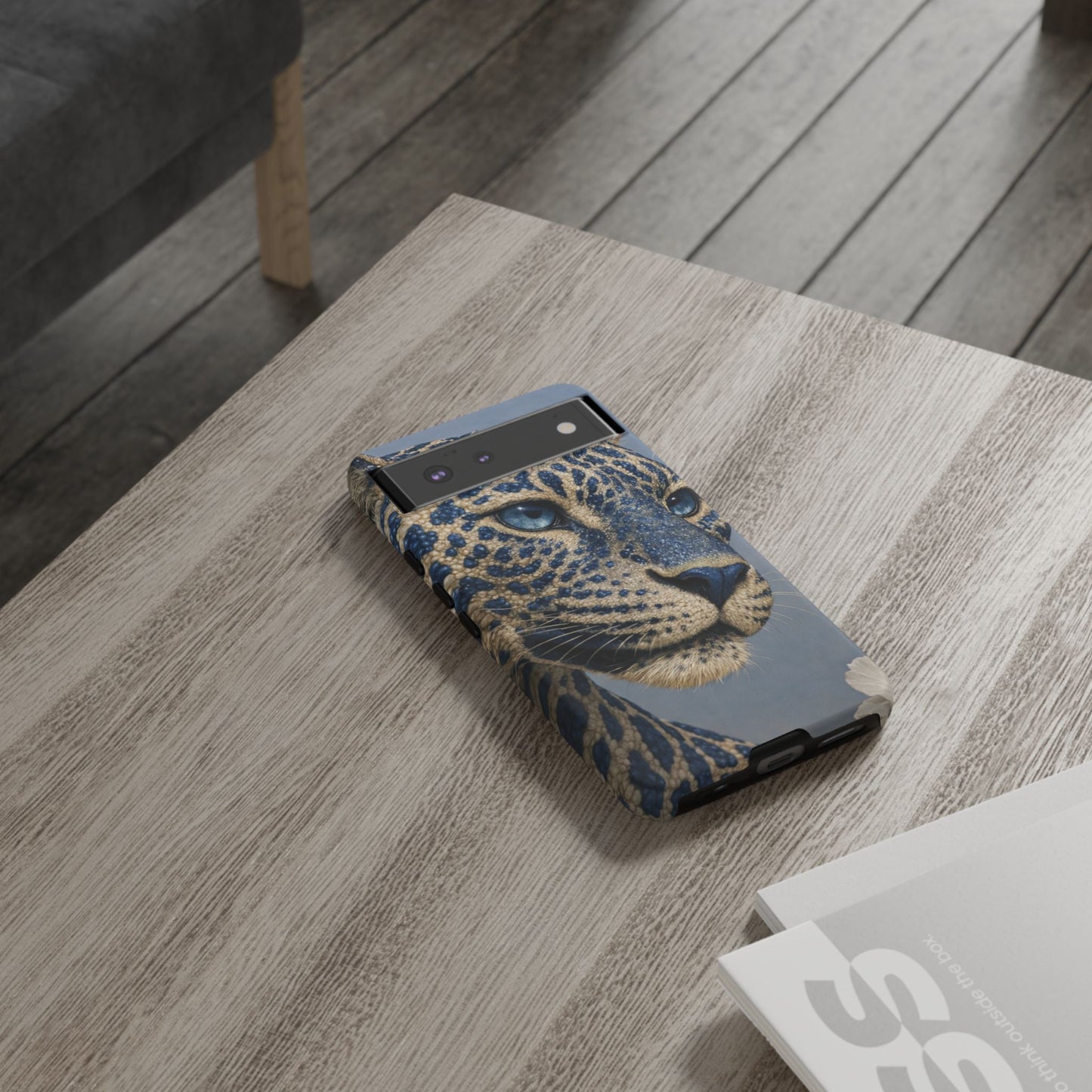 Blue Jaguar Art Protective Cover