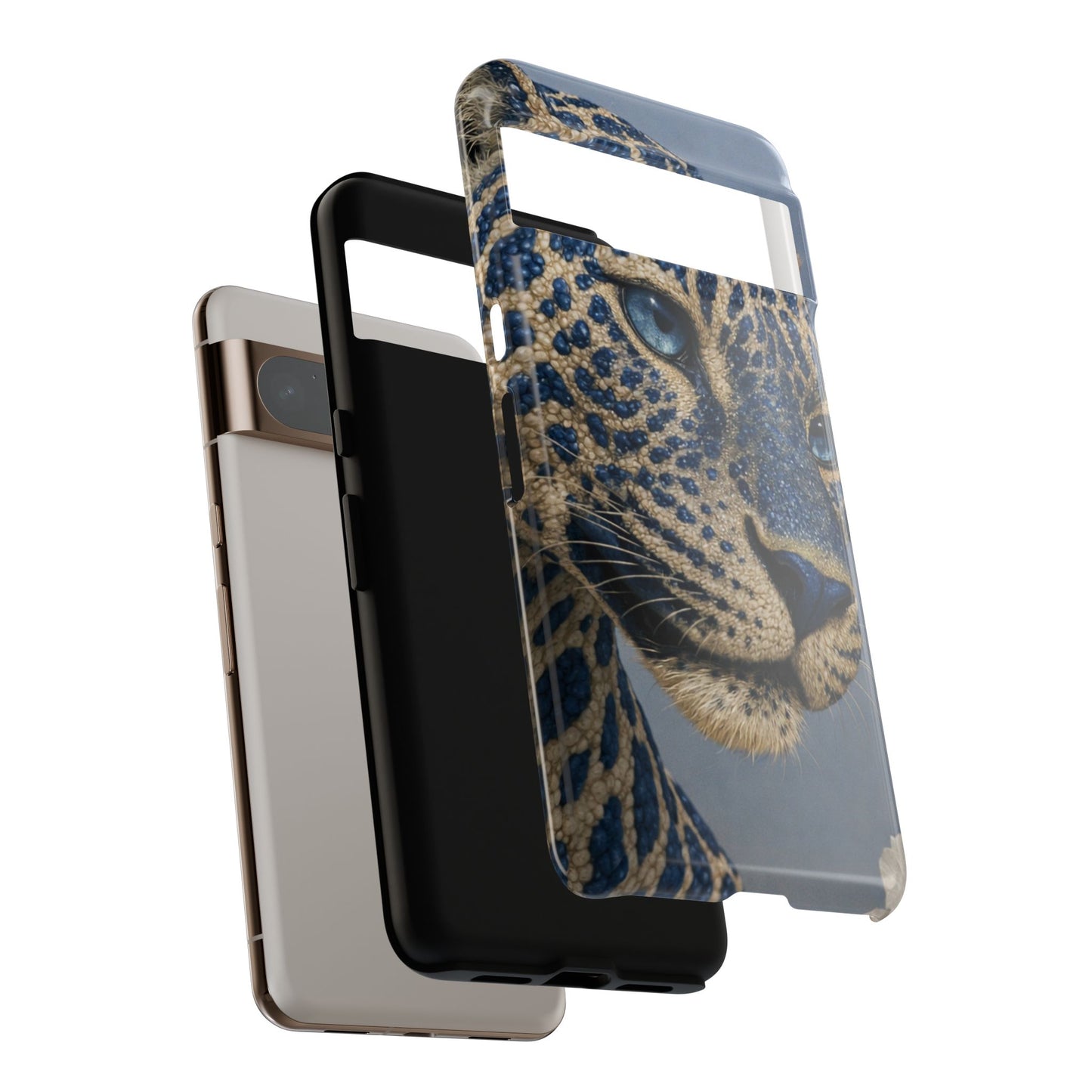 Blue Jaguar Art Protective Cover