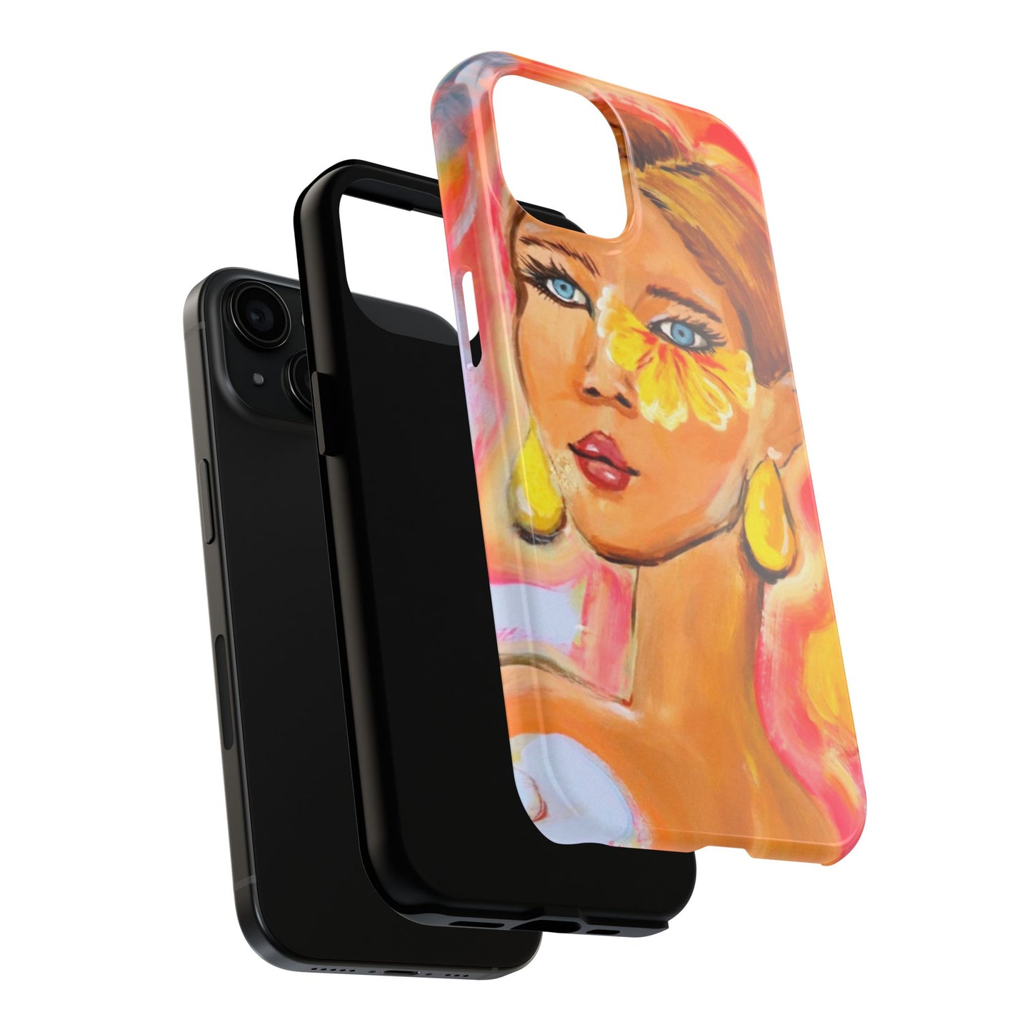Tough Phone Case — Sunlit Portrait Art Design