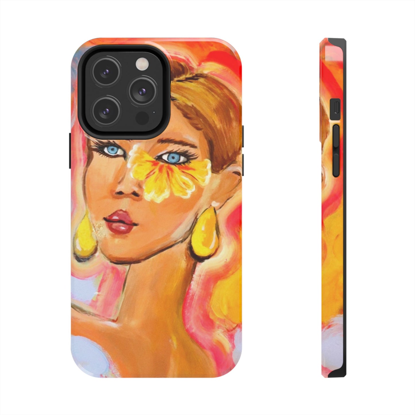 Tough Phone Case — Sunlit Portrait Art Design