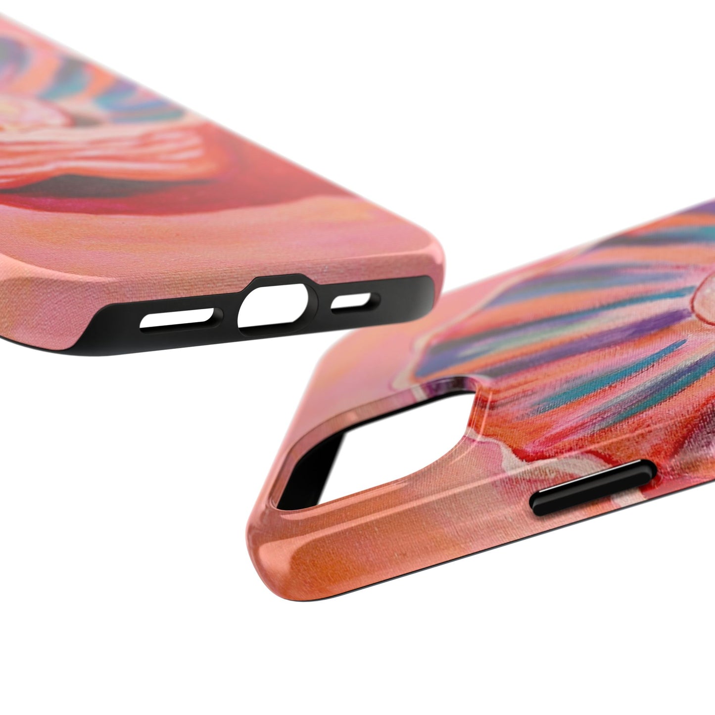 Pearl Shell Paiting — Pink Seashell Art iPhone Cover