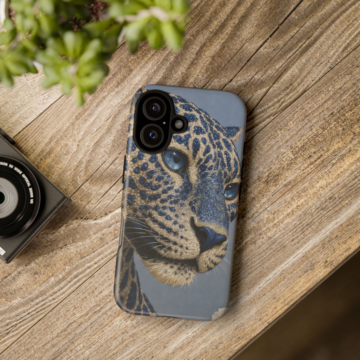 Blue Jaguar Art Protective Cover