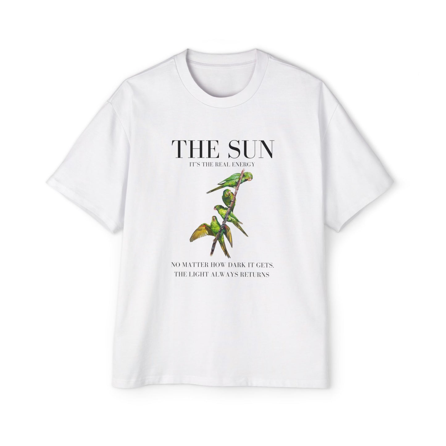 The Sun Botanical Tee — Inspirational Quote Graphic T-Shirt