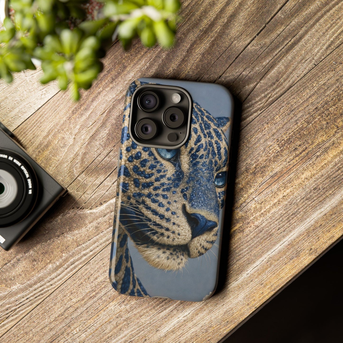 Blue Jaguar Art Protective Cover