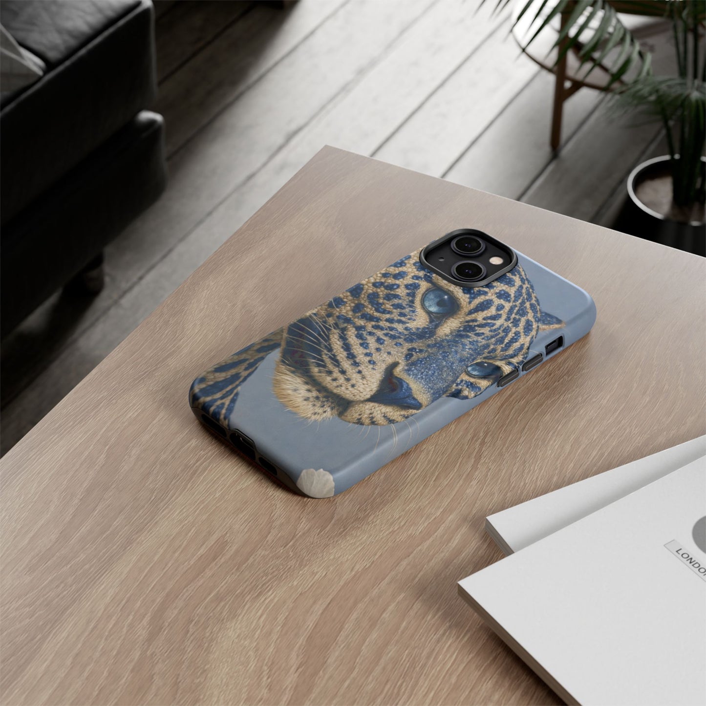 Blue Jaguar Art Protective Cover