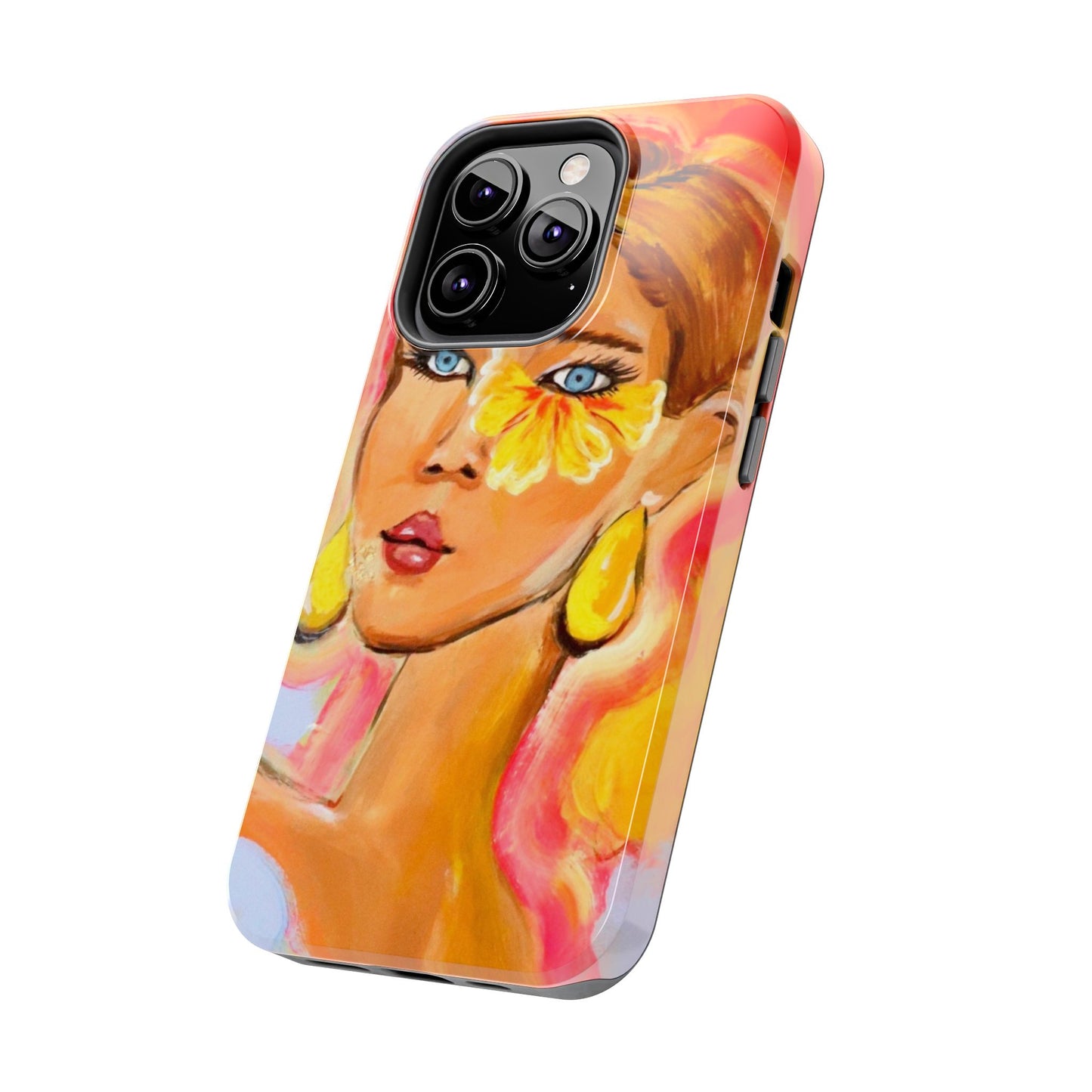 Tough Phone Case — Sunlit Portrait Art Design