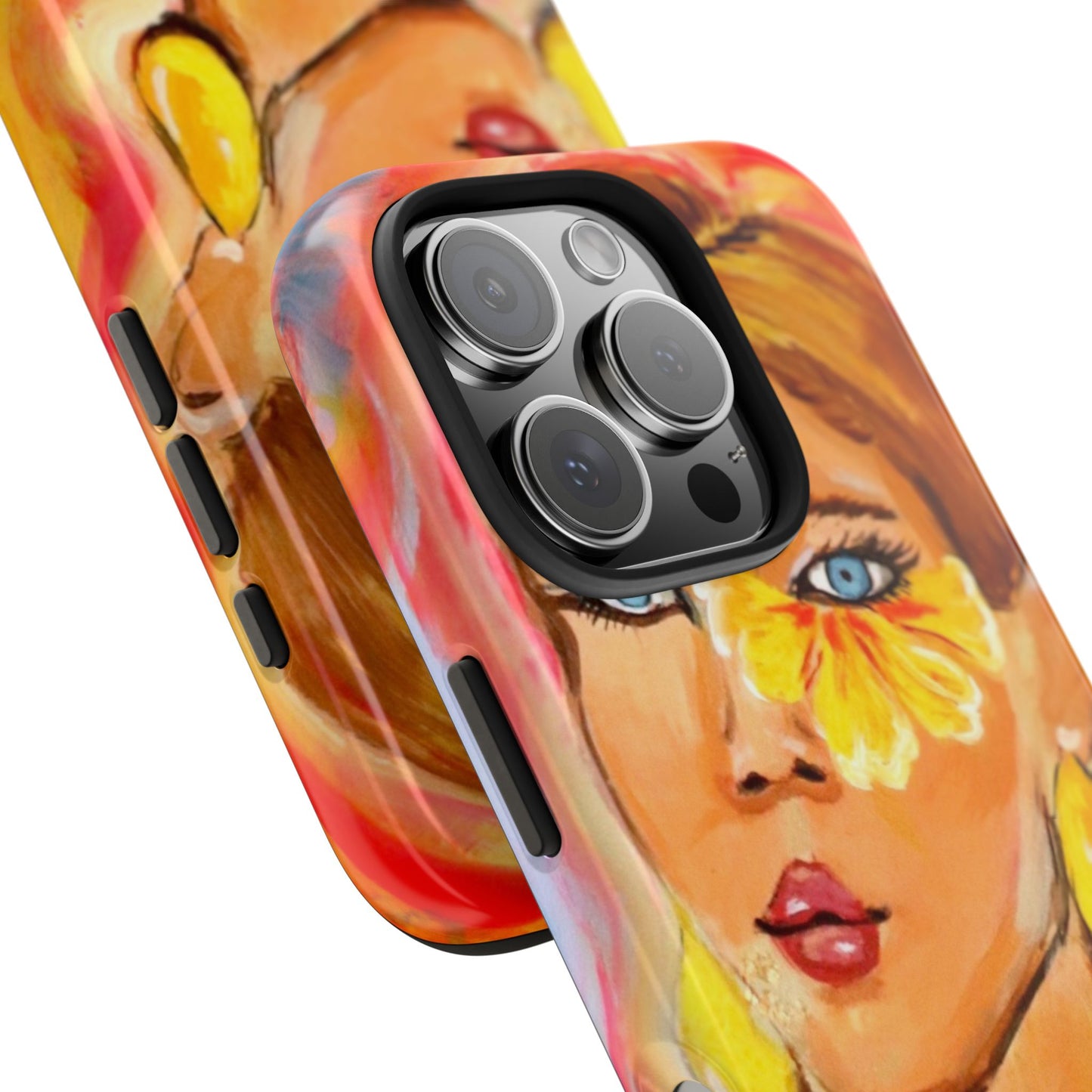 Tough Phone Case — Sunlit Portrait Art Design