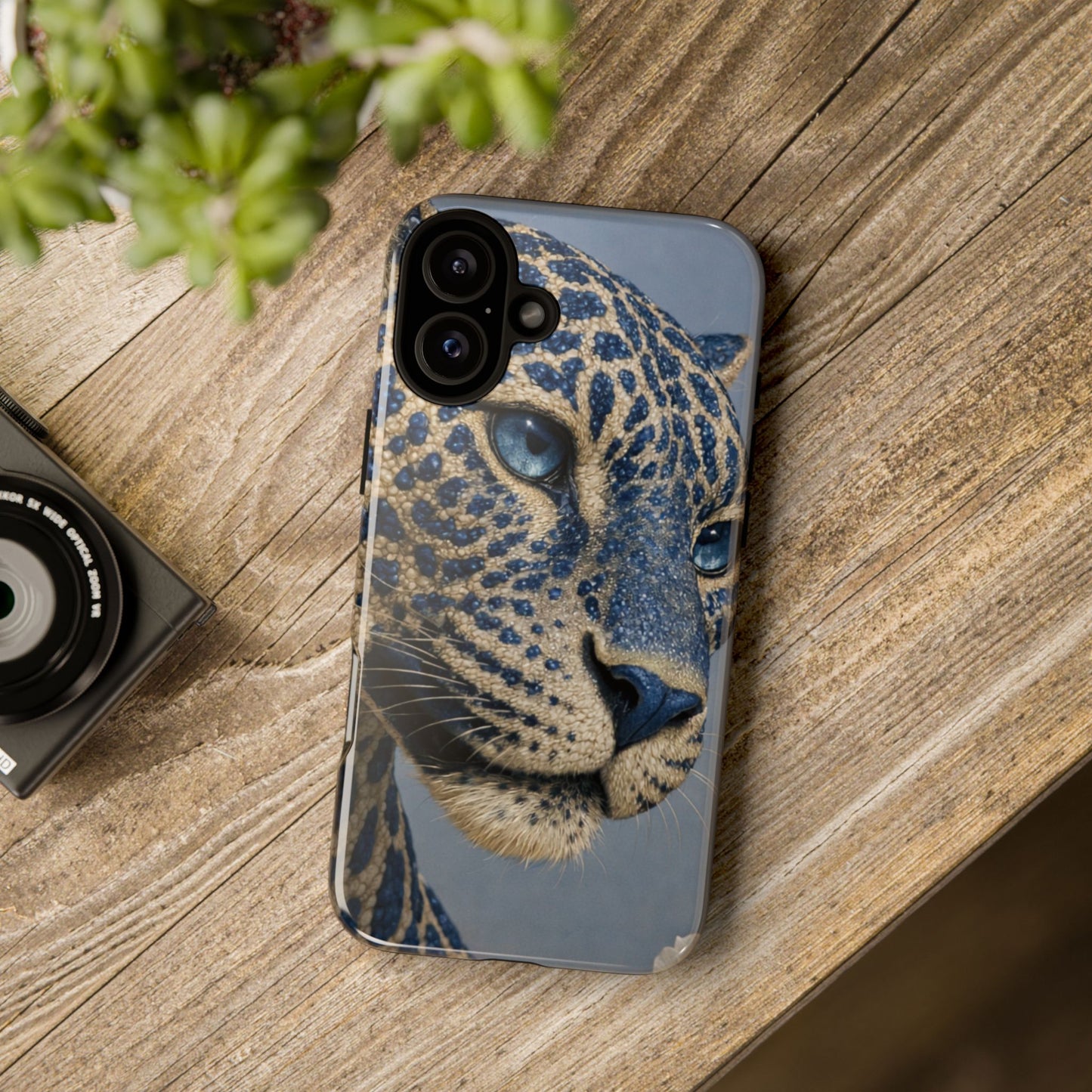 Blue Jaguar Art Protective Cover