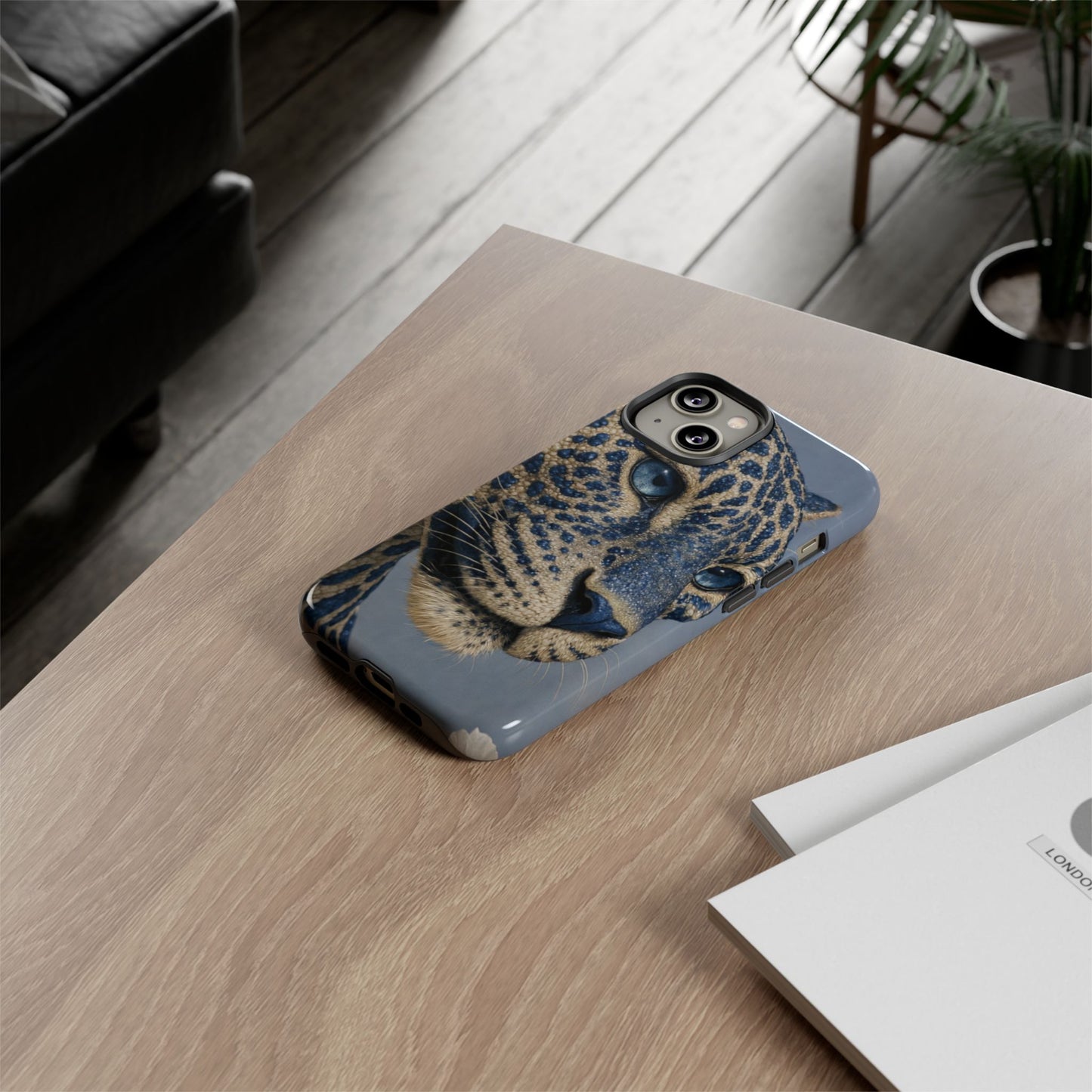 Blue Jaguar Art Protective Cover